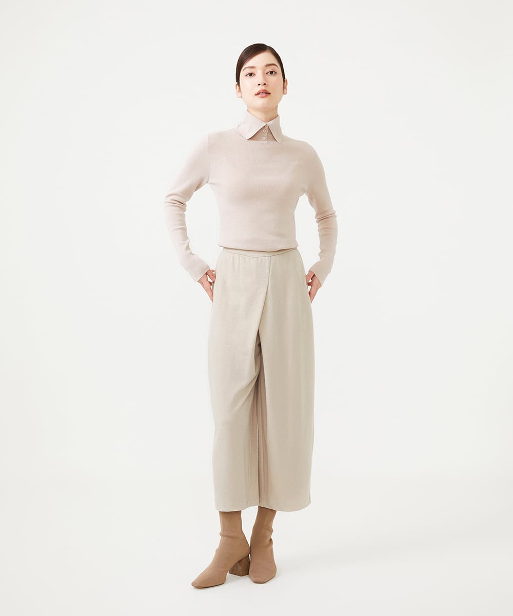 GBLAG70300 Sybilla(シビラ) ウールアムンゼンラップパンツ ライトベージュ