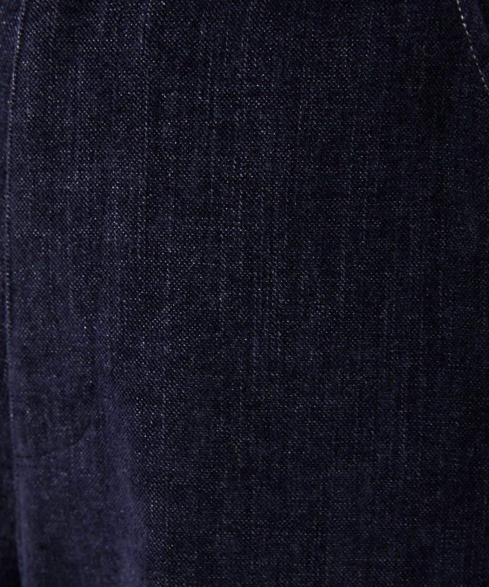 GBLAH35330 Sybilla(シビラ) モールデニムワイドパンツ ダークネイビー