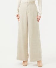 GBLAH35330 Sybilla(シビラ) モールデニムワイドパンツ ベージュ