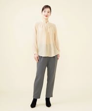 GBLAV15300 Sybilla(シビラ) フロントタックストレッチパンツ グレー