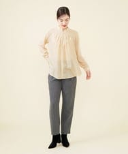 GBLAV15300 Sybilla(シビラ) フロントタックストレッチパンツ グレー