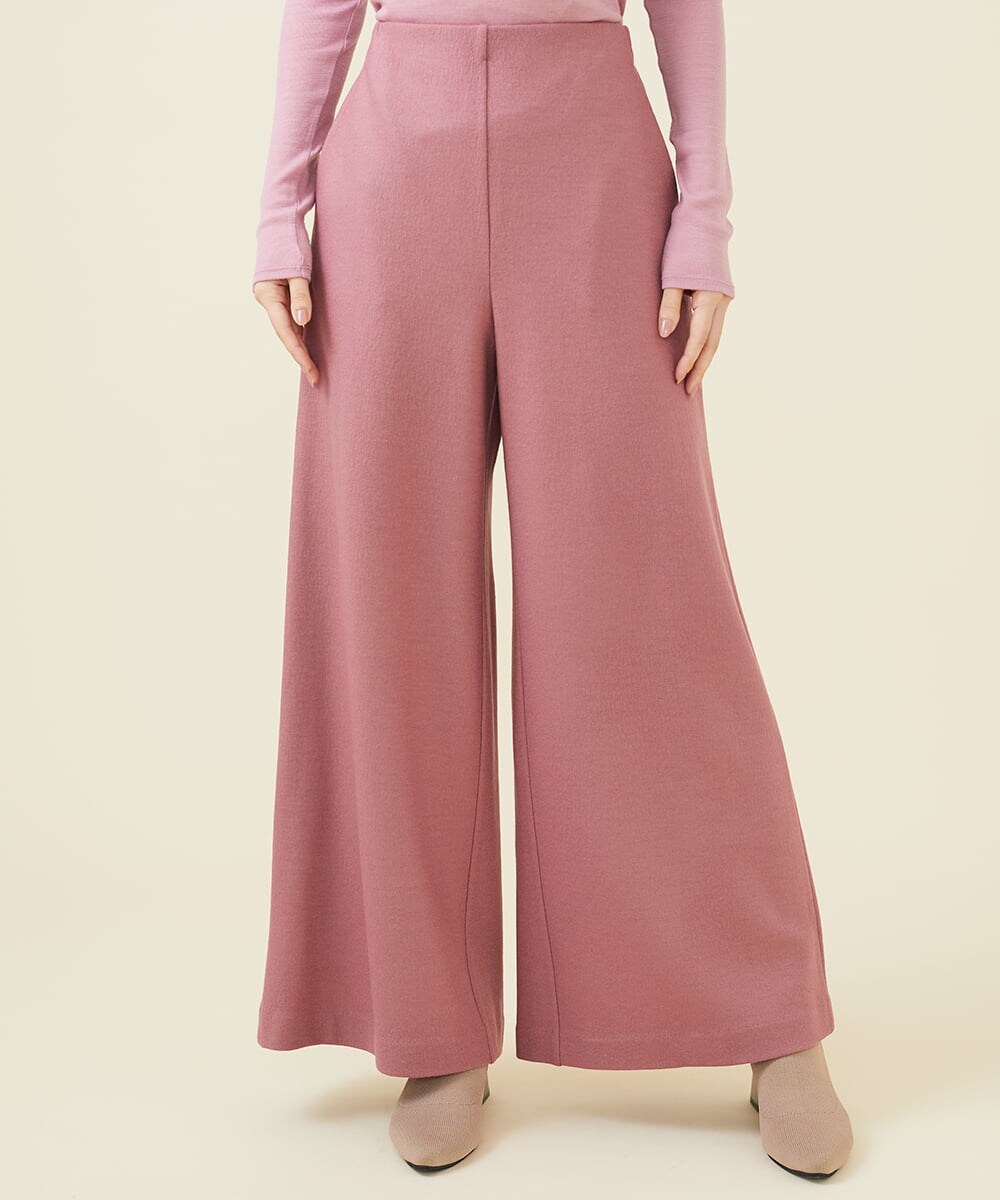 GBLAW19300 Sybilla(シビラ) ルミナリースムースワイドパンツ ピンク