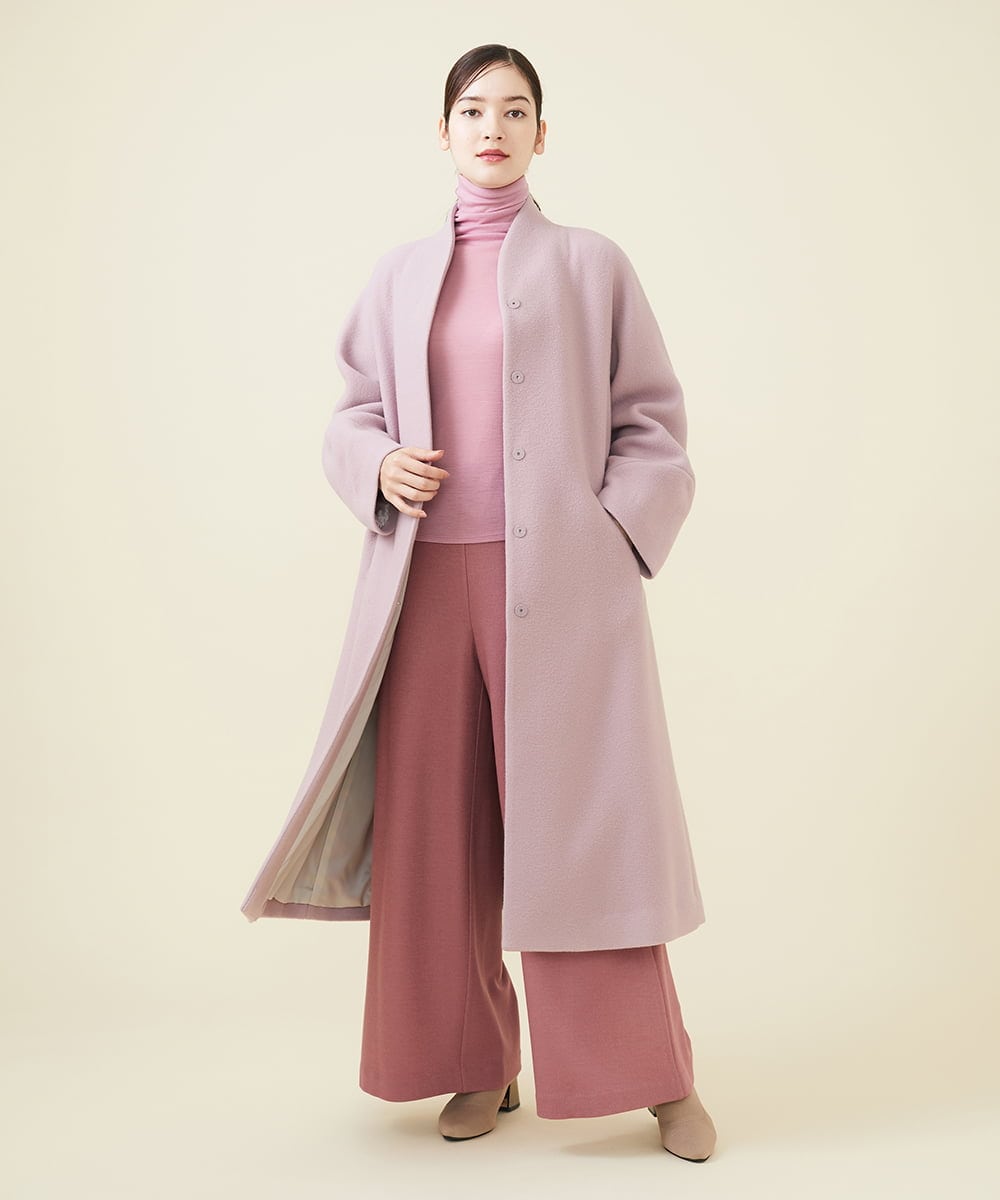 GBLAW19300 Sybilla(シビラ) ルミナリースムースワイドパンツ ピンク