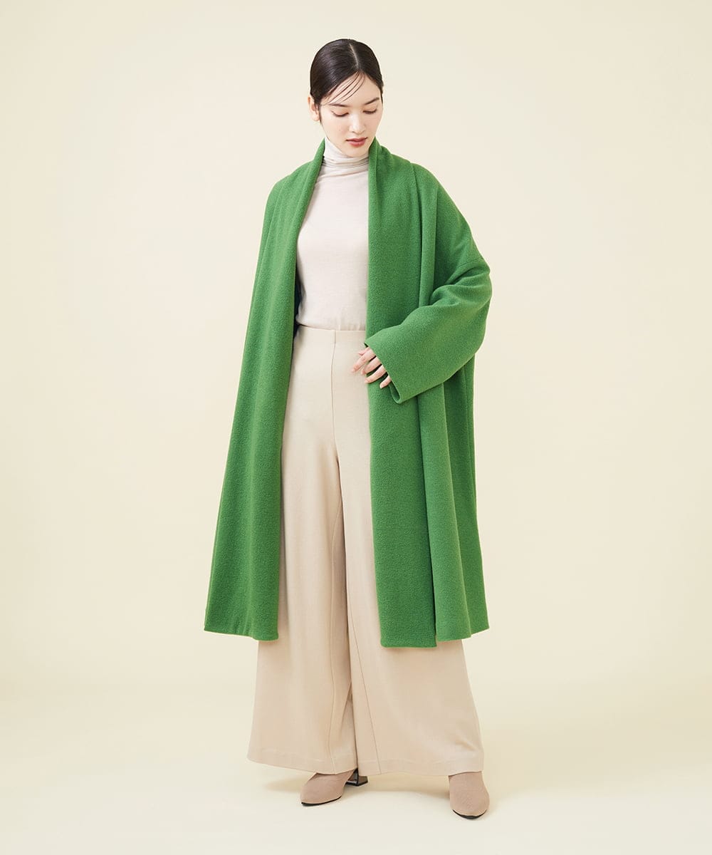 GBLAW19300 Sybilla(シビラ) ルミナリースムースワイドパンツ ベージュ
