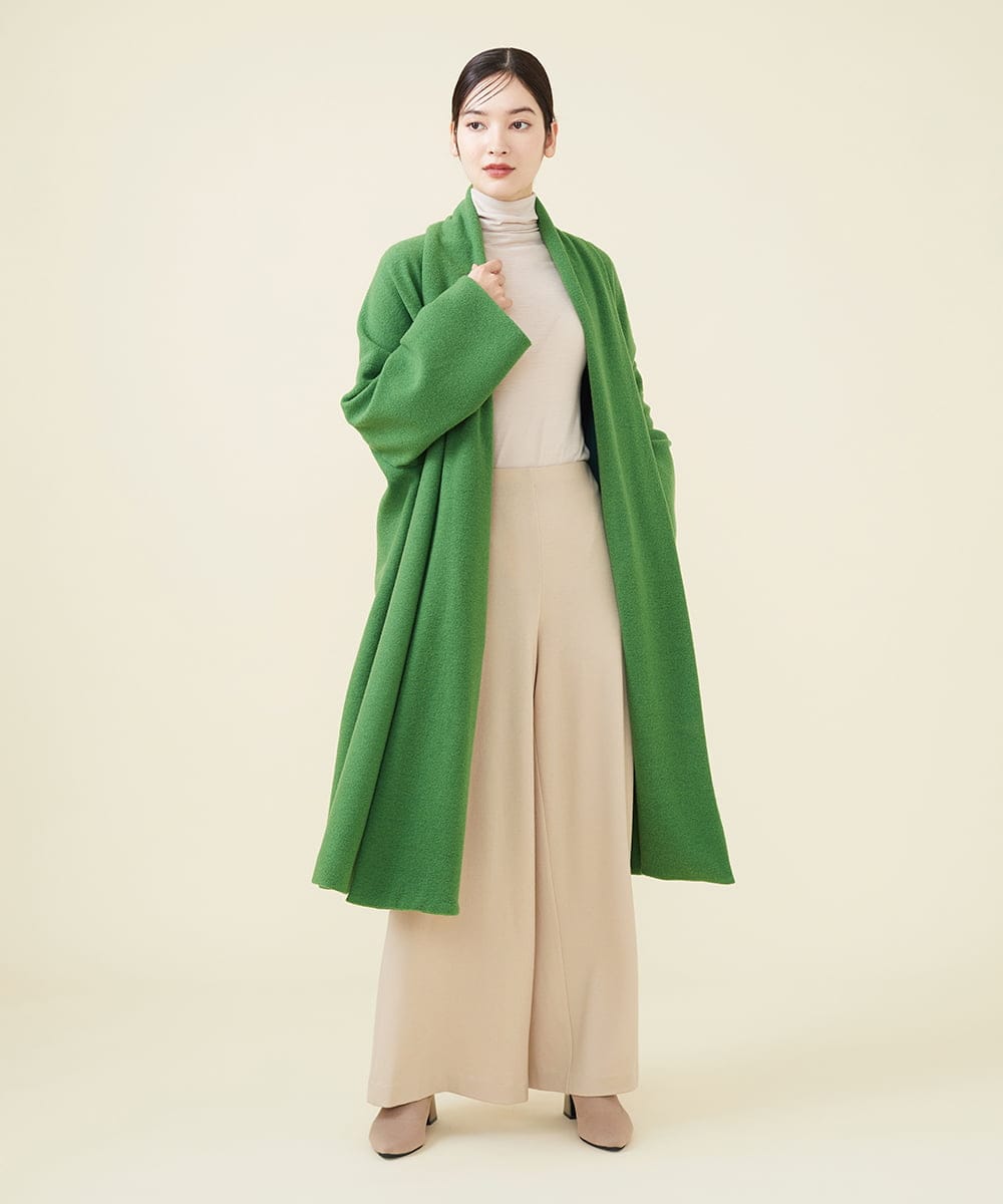 GBLAW19300 Sybilla(シビラ) ルミナリースムースワイドパンツ ベージュ
