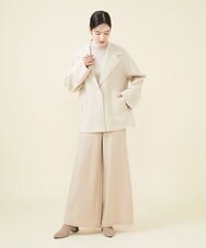 GBLAW19300 Sybilla(シビラ) ルミナリースムースワイドパンツ ベージュ