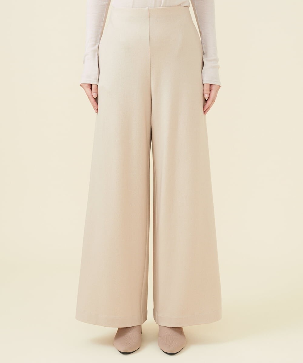 GBLAW19300 Sybilla(シビラ) ルミナリースムースワイドパンツ ベージュ
