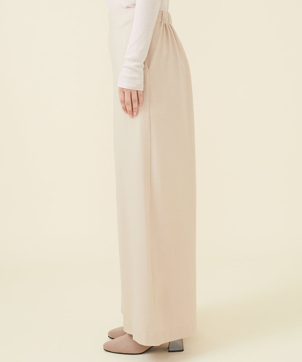 GBLAW19300 Sybilla(シビラ) ルミナリースムースワイドパンツ ベージュ