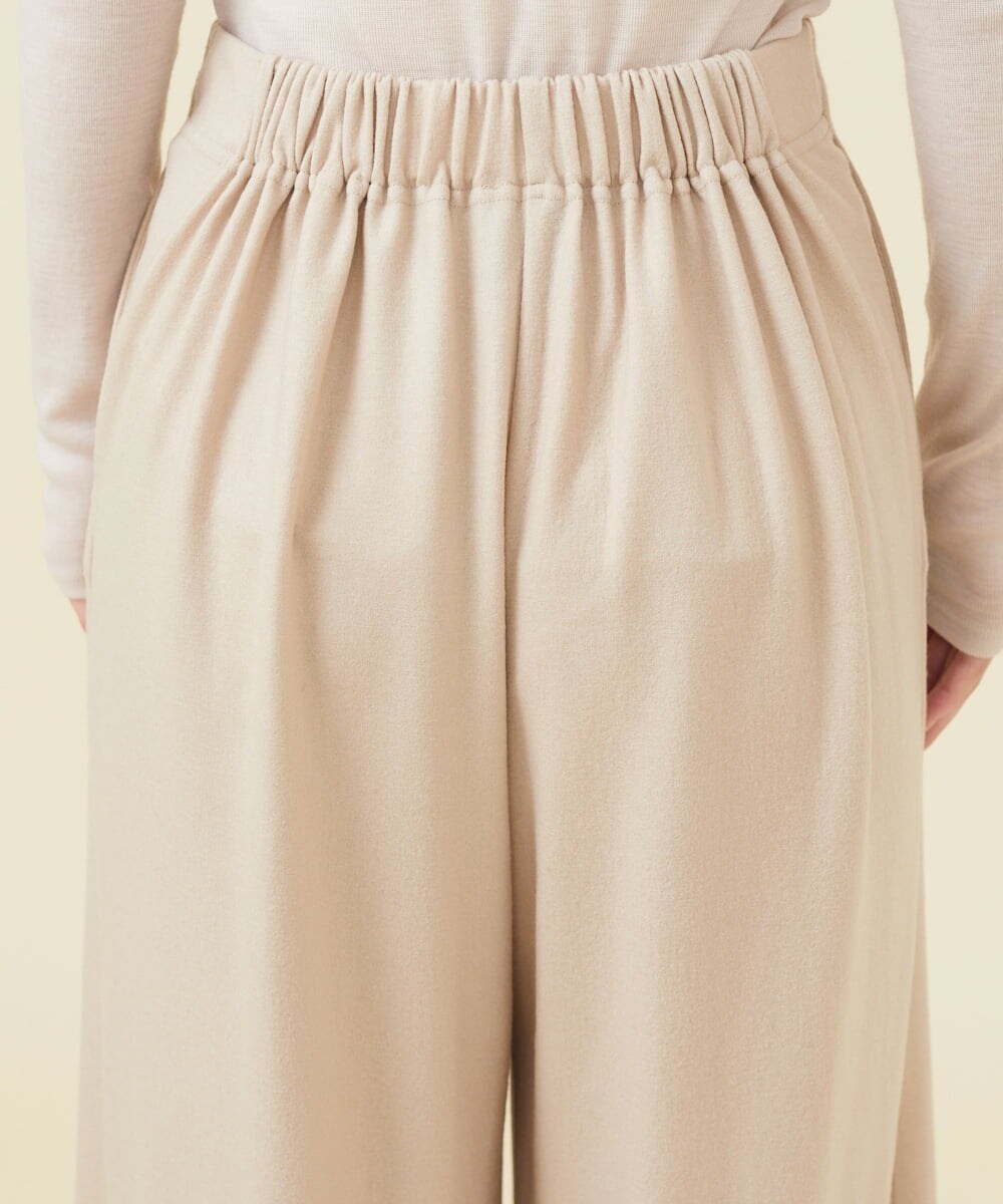 GBLAW19300 Sybilla(シビラ) ルミナリースムースワイドパンツ ベージュ