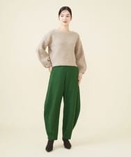 GBLAW29330 Sybilla(シビラ) 【ドラマ着用】ウールワッシャーコクーンパンツ グリーン