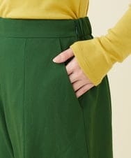 GBLAW29330 Sybilla(シビラ) 【ドラマ着用】ウールワッシャーコクーンパンツ グリーン