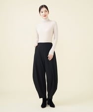 GBLAW29330 Sybilla(シビラ) 【ドラマ着用】ウールワッシャーコクーンパンツ ブラック