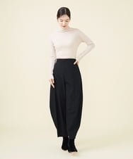 GBLAW29330 Sybilla(シビラ) 【ドラマ着用】ウールワッシャーコクーンパンツ ブラック
