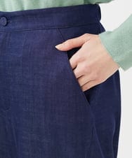 GBLEA05330 Sybilla(シビラ) 【ドラマ着用】テンセルデニムフォルムパンツ ネイビー
