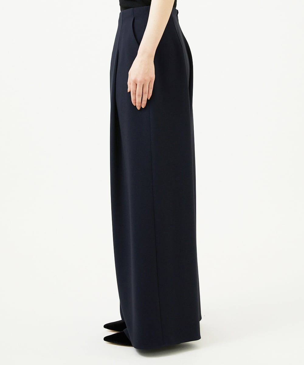 GBLEE01360 Sybilla(シビラ) フロントタックワイドパンツ ダークネイビー