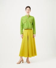 GBLEE32270 Sybilla(シビラ) フレアクロップドパンツ イエロー