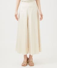 GBLEE32270 Sybilla(シビラ) フレアクロップドパンツ ライトベージュ