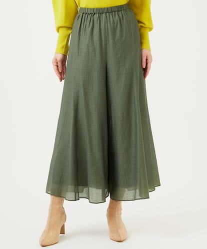 GBLEE42250 Sybilla シアークリンクルフレアパンツ