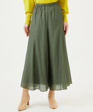 GBLEE42250 Sybilla(シビラ) シアークリンクルフレアパンツ カーキ