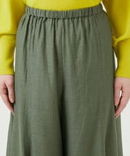 GBLEE42250 Sybilla(シビラ) シアークリンクルフレアパンツ カーキ