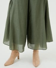 GBLEE42250 Sybilla(シビラ) シアークリンクルフレアパンツ カーキ