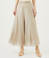 GBLEE42250 Sybilla(シビラ) シアークリンクルフレアパンツ ベージュ