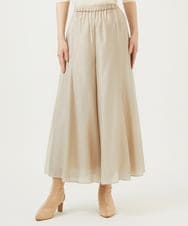 GBLEE42250 Sybilla(シビラ) シアークリンクルフレアパンツ ベージュ