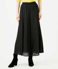 GBLEE42250 Sybilla(シビラ) シアークリンクルフレアパンツ ブラック