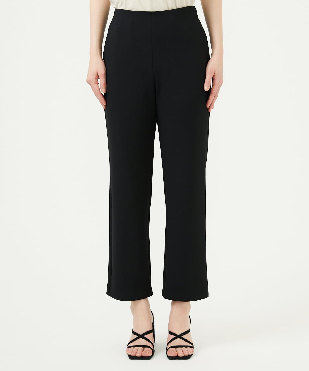 GBLEE42270 Sybilla(シビラ) ストレートクロップドパンツ ブラック