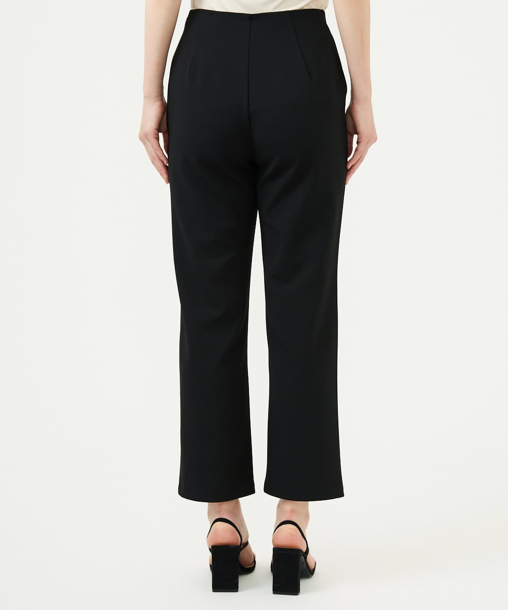 GBLEE42270 Sybilla(シビラ) ストレートクロップドパンツ ブラック