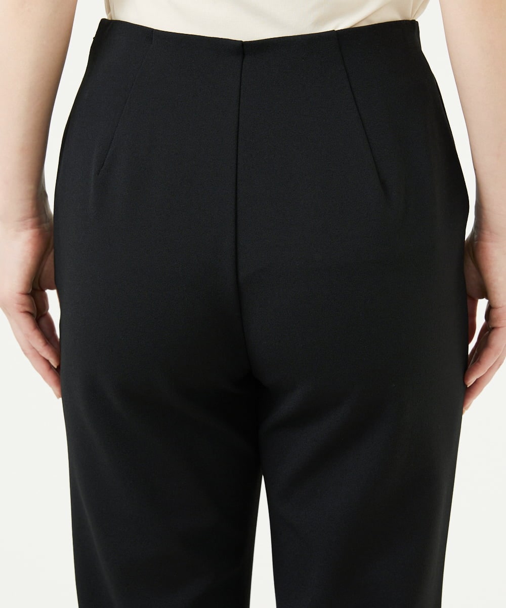 GBLEE42270 Sybilla(シビラ) ストレートクロップドパンツ ブラック