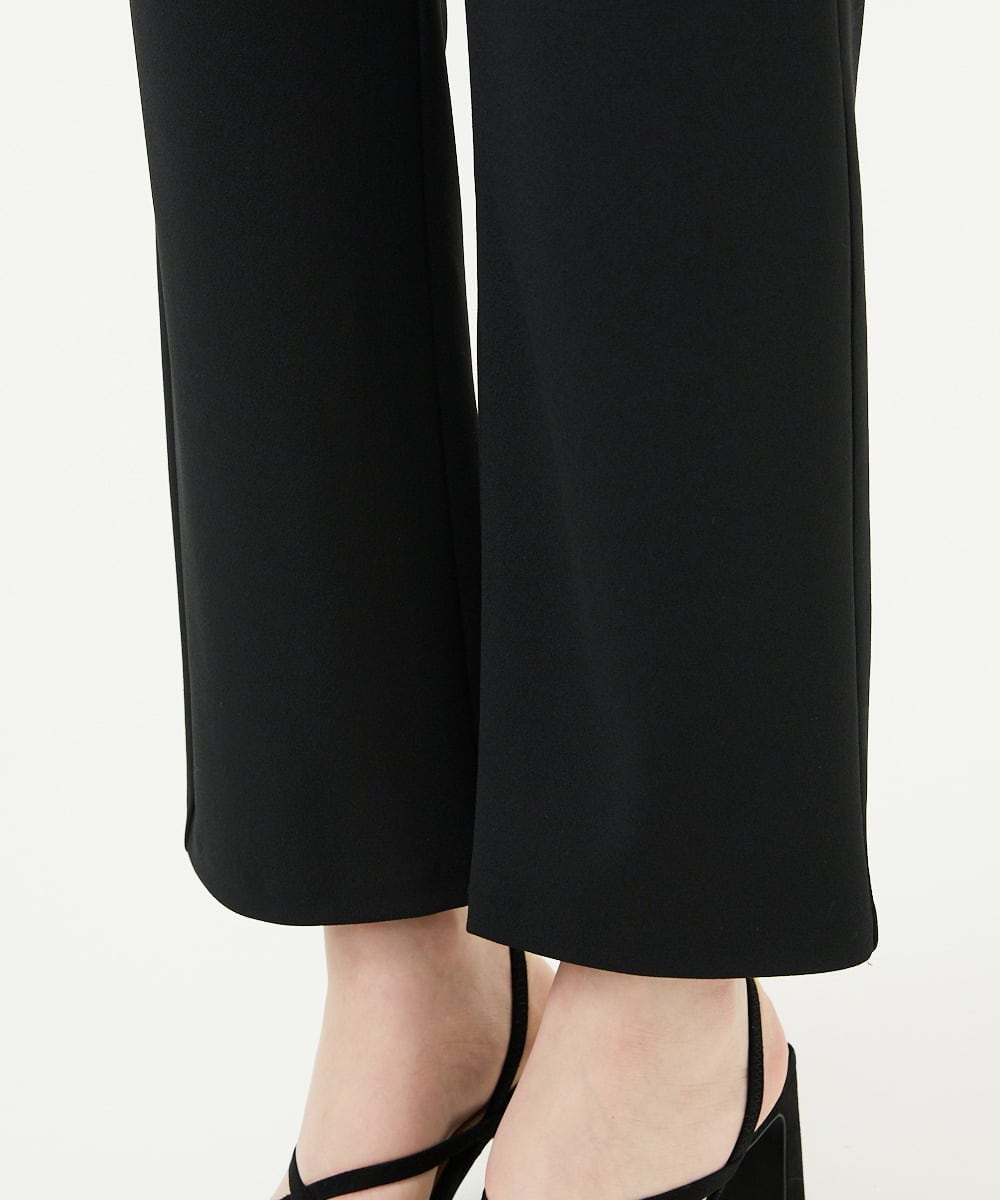 GBLEE42270 Sybilla(シビラ) ストレートクロップドパンツ ブラック