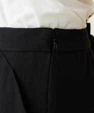 GBLET19300 Sybilla(シビラ) デニットジョーゼットクロップドパンツ ブラック