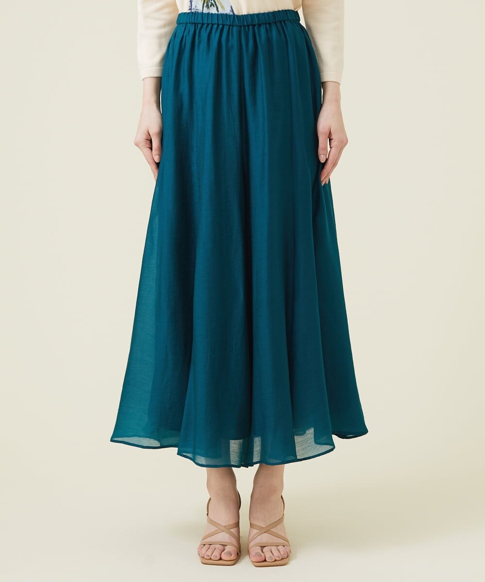 GBLEU54230 Sybilla(シビラ) シームフレアパンツ グリーン