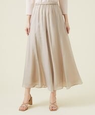 GBLEU54230 Sybilla(シビラ) シームフレアパンツ ライトグレージュ