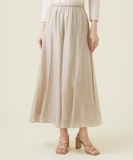 GBLEU54230 Sybilla(シビラ) シームフレアパンツ ライトグレージュ