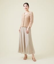 GBLEU54230 Sybilla(シビラ) シームフレアパンツ ライトグレージュ