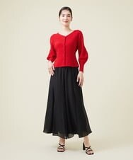 GBLEU54230 Sybilla(シビラ) シームフレアパンツ ブラック