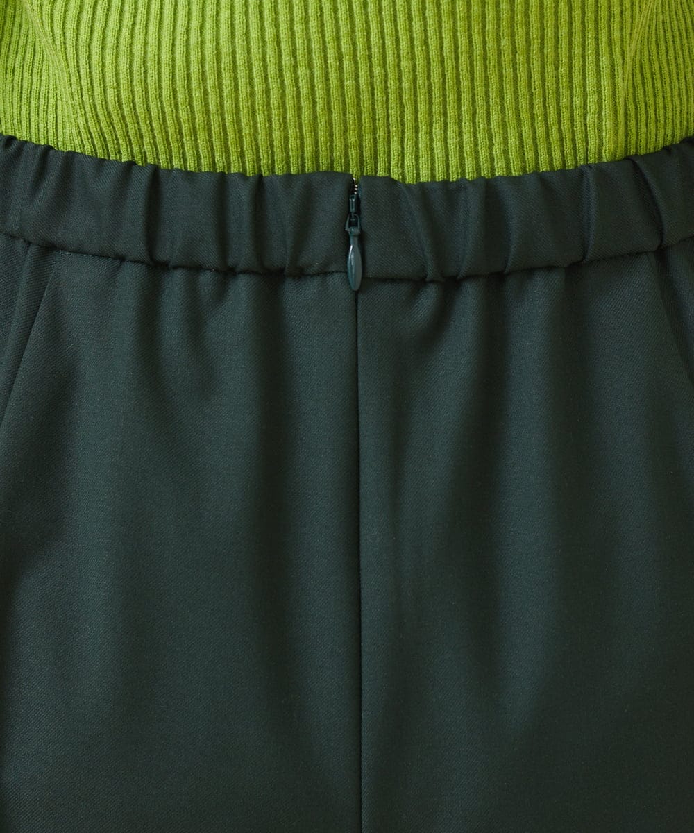 GBLEV20300 Sybilla(シビラ) ツイルギャバジンストレッチワイドパンツ グリーン