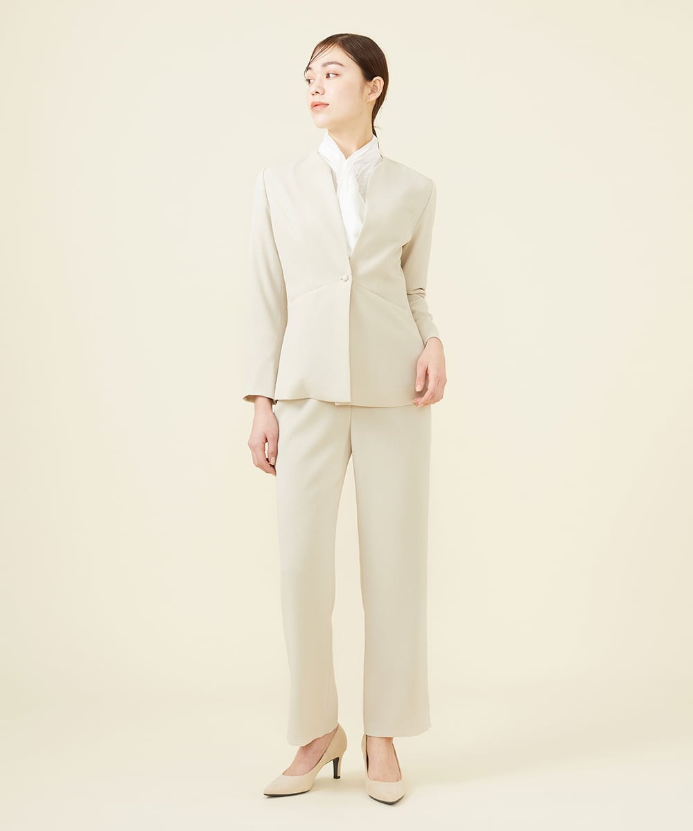 GBLEW20330 Sybilla(シビラ) バックベンツ入りパンツ ライトベージュ