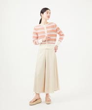 GBLGA01330 Sybilla(シビラ) コットンサテンフレアパンツ ベージュ