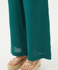 GBLGB70300 Sybilla(シビラ) 平織りリネンワイドパンツ グリーン