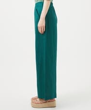 GBLGB70300 Sybilla(シビラ) 平織りリネンワイドパンツ グリーン