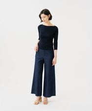 GBLGD06300 Sybilla(シビラ) ステッチデニムパンツ ネイビー