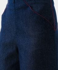 GBLGD06300 Sybilla(シビラ) ステッチデニムパンツ ネイビー