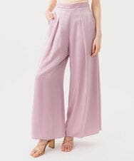 GBLGD40360 Sybilla(シビラ) サテンタックパンツ ピンクラベンダー