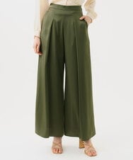 GBLGD40360 Sybilla(シビラ) サテンタックパンツ カーキ