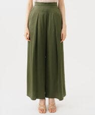 GBLGD40360 Sybilla(シビラ) サテンタックパンツ カーキ