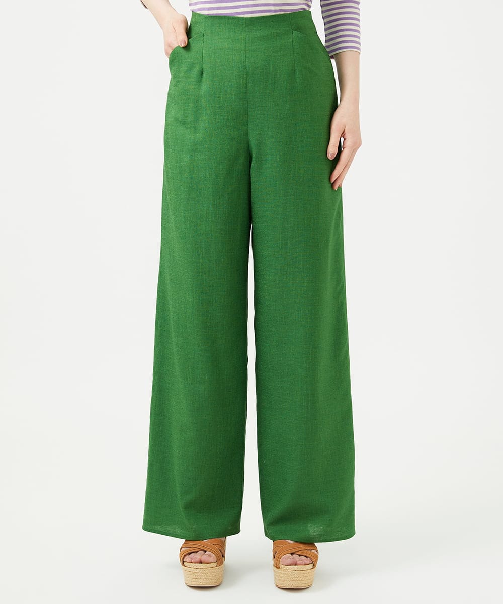 GBLGE01300 Sybilla(シビラ) トリアセリネンパンツ グリーン