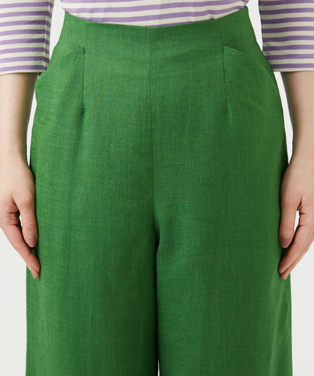 GBLGE01300 Sybilla(シビラ) トリアセリネンパンツ グリーン